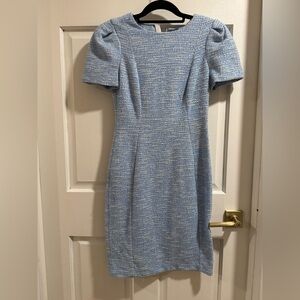 Calvin Klein Textured Blue Mini Dress